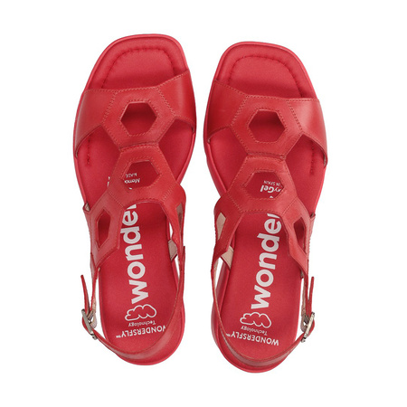 Sandały Wonders B7922 na koturnie