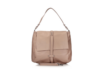 Ciekawie zaprojektowana torebka skórzana C158