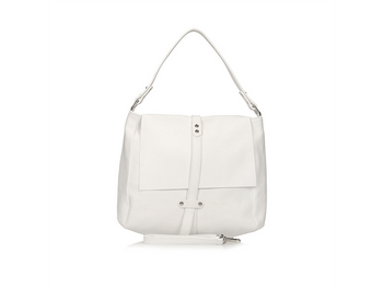 Ciekawie zaprojektowana torebka skórzana C158