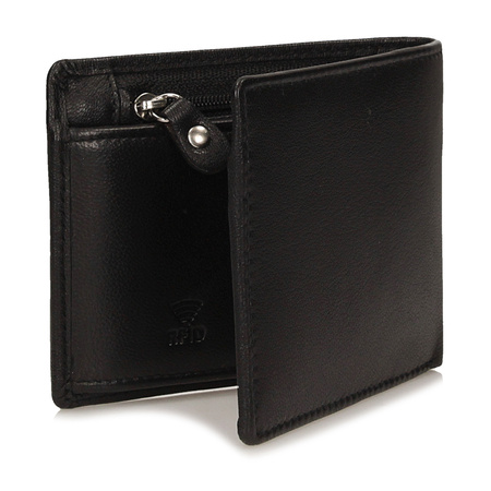 Praktyczny skórzany portfel T398