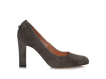 Welurowe czółenka na wysokim obcasie Toscanio LZ 604864