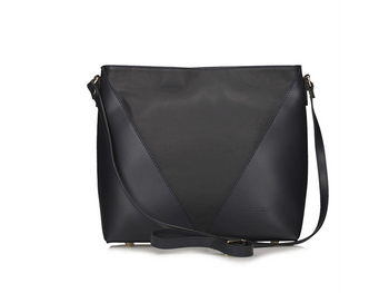 Torebka łącząca dwa rodzje skór Toscanio A255