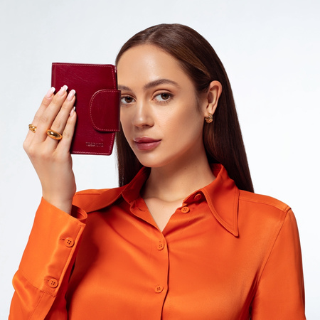 Portfel z szerokim zapięciem T266