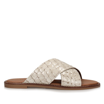 Beżowe klapki Toscanio PZ 2003