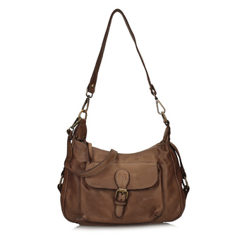 Torebka skórzana z kieszenią F42