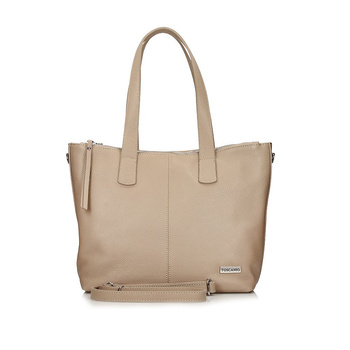 Trzykomorowa torebka skórzana C268