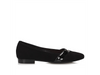 Czarne baleriny Toscanio lakierowana wstawka KO 32