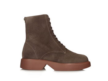 Welurowe trzewiki damskie Wonders B-8206