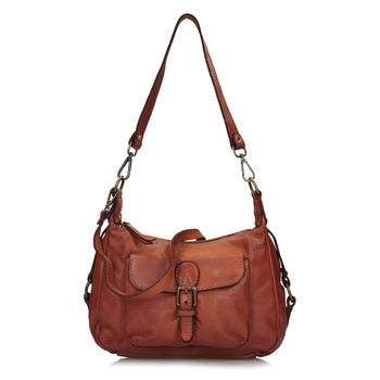 Torebka skórzana z kieszenią F42