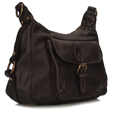 Torebka skórzana z kieszenią F42