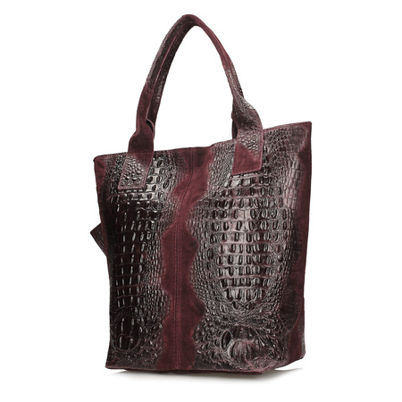 Shopperka ze strukturą krokodyla Toscanio 1101