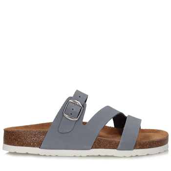 Klapki damskie Brinkmann 700507 w kolorze niebieskim