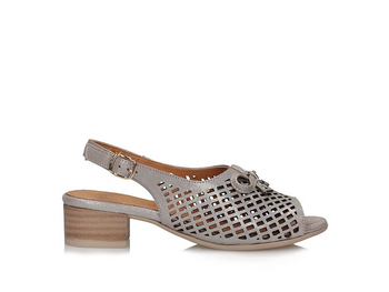 Toscanio LP 516 sandały ażurowe i kokarda