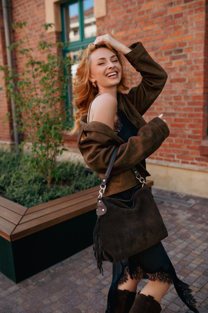 Torebka skórzana Toscanio G98