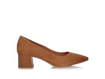 Rude czółenka na niewysokim obcasie Toscanio SZ 82053