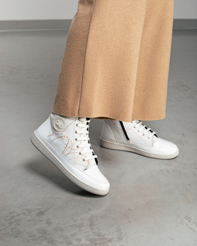 Trampki białe Toscanio GM 9614