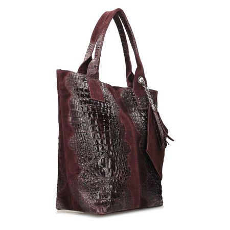 Shopperka ze strukturą krokodyla Toscanio 1101