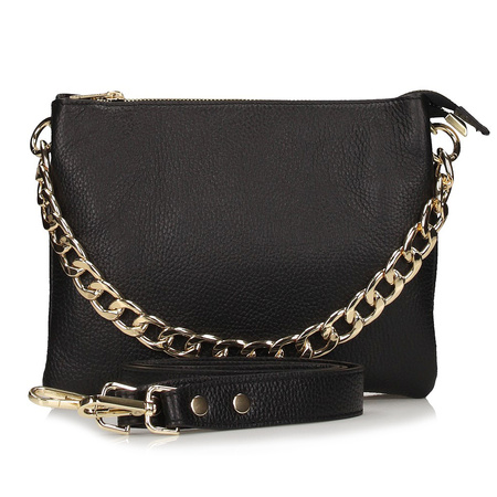 Torebka ze złotym łańcuchem E128