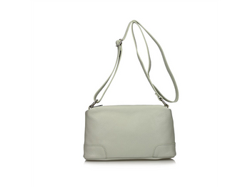 Klasyczna listonoszka z groszkowej skóry C135