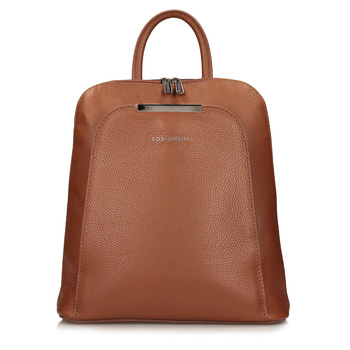 Elegancki skórzany plecak E123