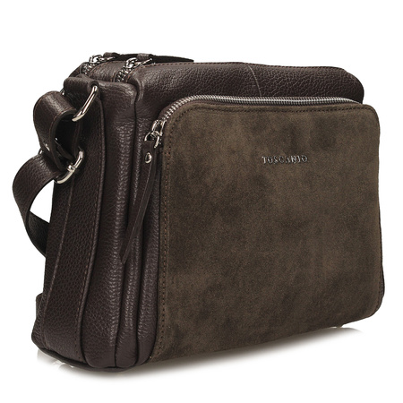 Dwukomorowa torebka Toscanio G156