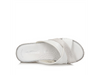 Białe klapki na koturnie Toscanio Florence 39206