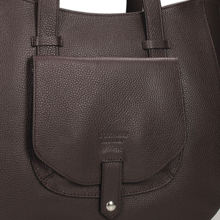 Duża torba z groszkowej skóry C243