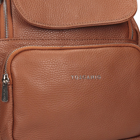 Plecak ze skóry naturalnej Toscanio "City Sleek" F162