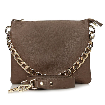 Torebka ze złotym łańcuchem E128