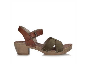 Sandały w kolorach ziemi Remonte D6955