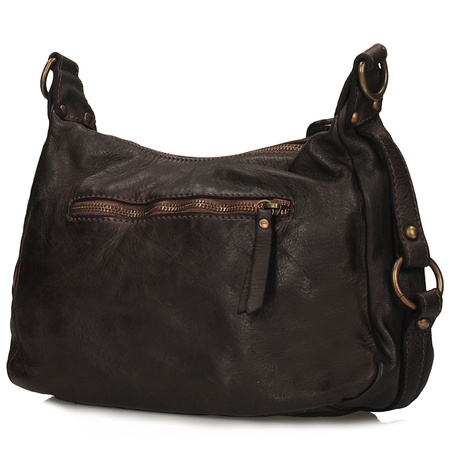 Torebka skórzana z kieszenią F42