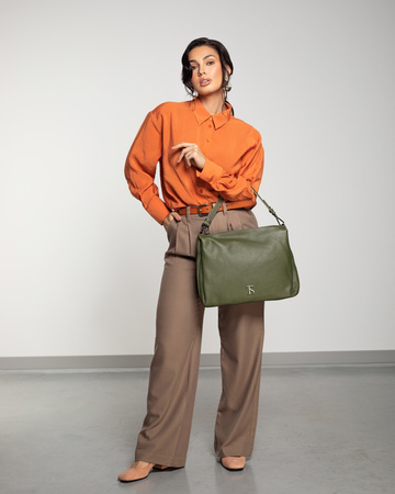 Torebka trzykomorowa Toscanio F149