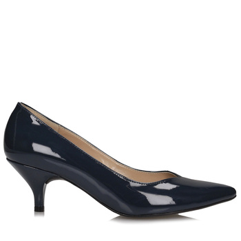 Granatowe lakierki Ryłko 5C201T1