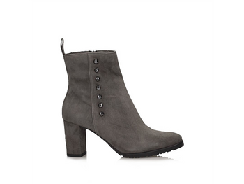 Szare botki na boku srebrne nity Toscanio LZ 604834