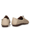 Beżowe półbuty damskie Toscanio BM 1003
