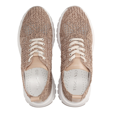Beżowe sneakersy Toscanio BK 329