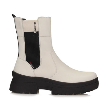 Botki Rieker W0380 na platformie