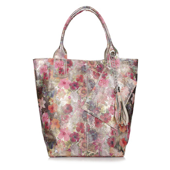 Shopperka z motywem kwiatowym Toscanio 1101