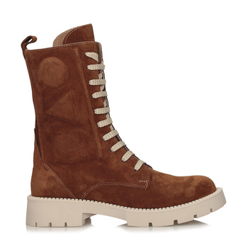 Trzewiki damskie skórzane Toscanio DE 2215