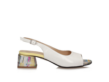 Eleganckie sandały na słukowym obcasie Toscanio LP 734