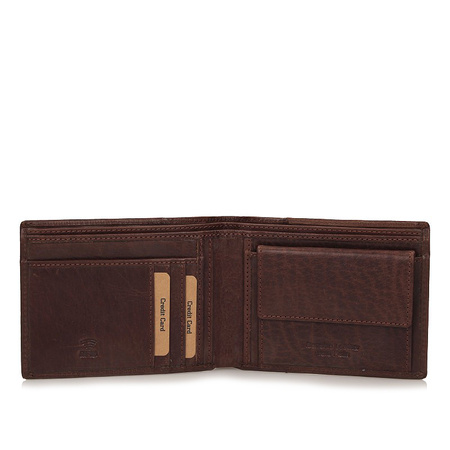 Męski portfel ze zdobieniem T321