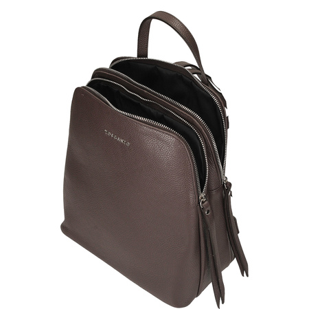 Bardzo elegancki skórzany plecak E52