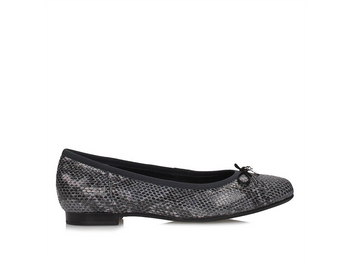 Baleriny Ryłko 2R200 w szarym kolorze