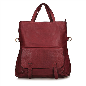 Skórzany plecak i torebka w jednym C166