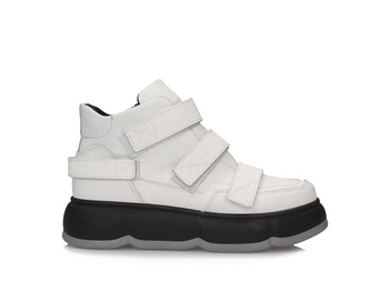 Sneakersy białe Toscanio LP 821 z rzepami