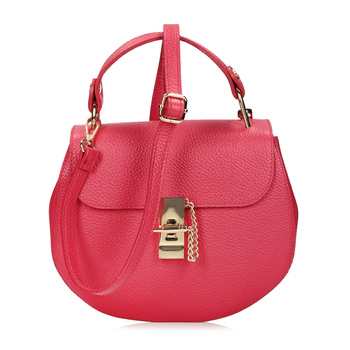 Torebka skórzana półksiężyc F51