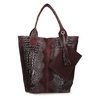 Shopperka ze strukturą krokodyla Toscanio 1101