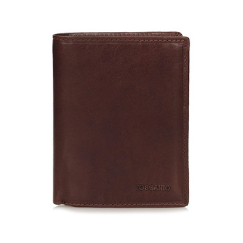 Klasyczny gładki portfel T291