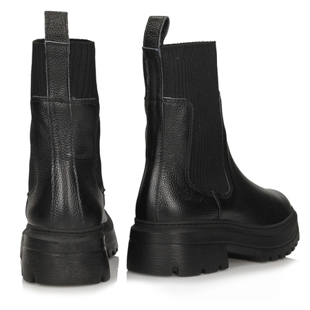 Botki damskie Ryłko 2XY60 9SC w kolorze czarnym