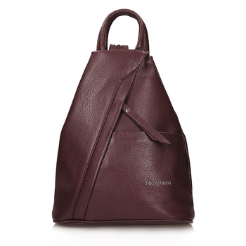 Plecak Pisa Chic Toscanio z Asymetrycznym Zapięciem f170